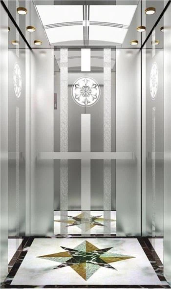 Élégant miroir gravure passager Elevtaor