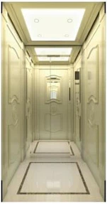Ascenseur de villa luxueux et élégant