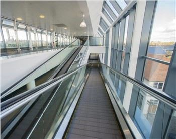 La promenade en mouvement inclinée pour les centres commerciaux