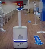 Robot de désinfection intelligent pour hôtel